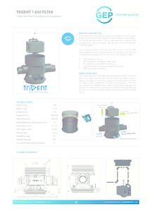 Trident 1.650 Rainwaterfilter 